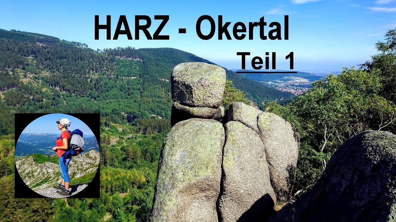 👣Góry HARZ - 1️⃣Po skałach Okertal,