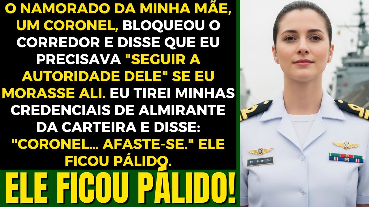 Ele tentou me intimidar, até que minha patente o fez sair do meu caminho…
