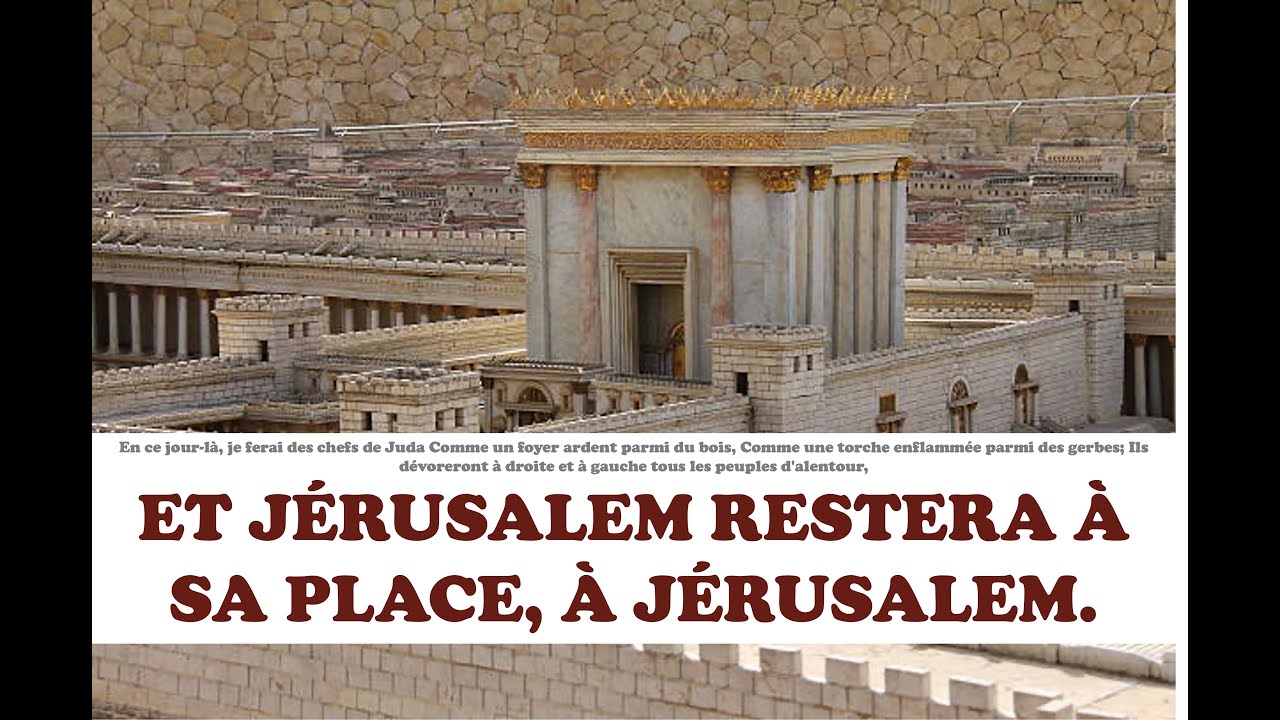 JÉRUSALEM RESTERA À JÉRUSALEM - Dimanche 21 Septembre 2025