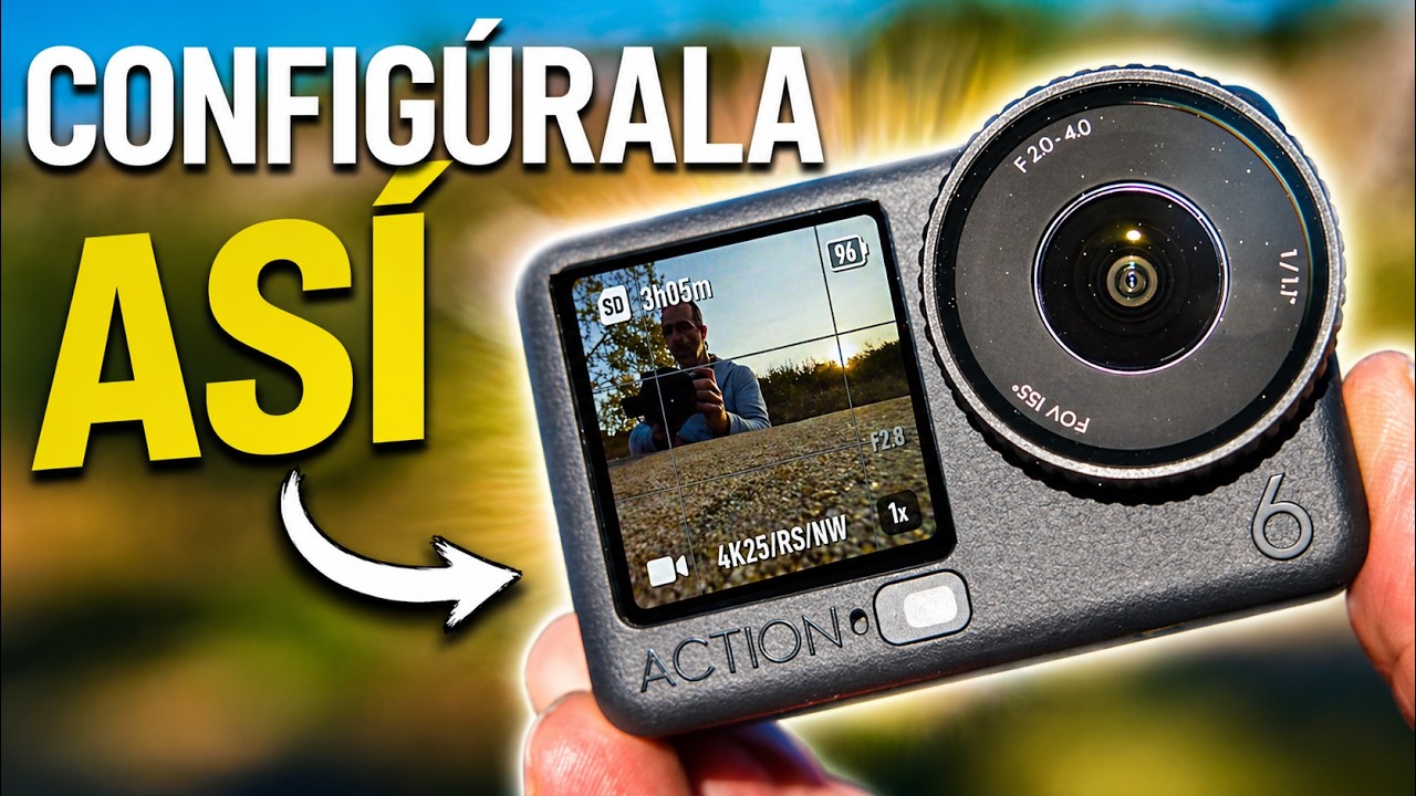 DJI OSMO ACTION 6 - Tutorial MEJORES CONFIGURACIONES (Guía Principiantes)