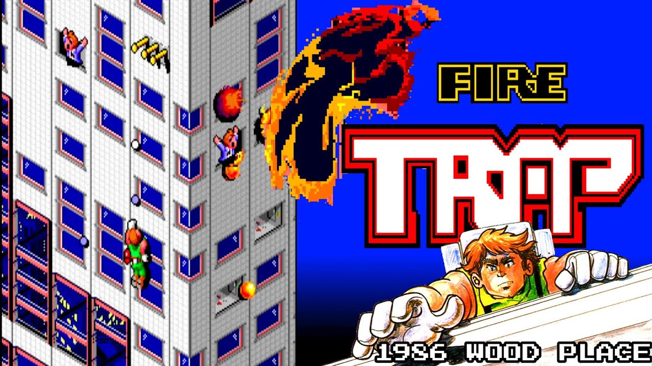 FIRE TRAP 1986 WOOD PLACE Arcade