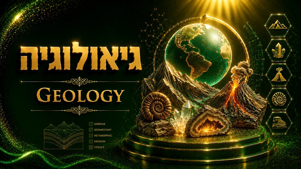 קורס גיאולוגיה - תזוזת לוחות טקטוניים - Geology course - movement of tectonic plates