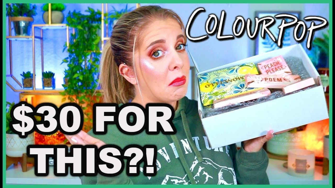 NEW! COLOURPOP SECRET SHADE $30 VALENTINE'S DAY MYSTERY BOX! | Is It *REALLY* valued at $72?! |