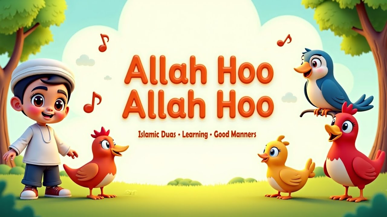 Allah Hoo Allah Hoo | Animals Praise Allah | Islamic Kids Nasheed l  #english