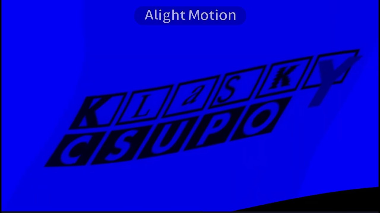 Klasky csupo 2001 effects logo in crazy turquoise on alight motion