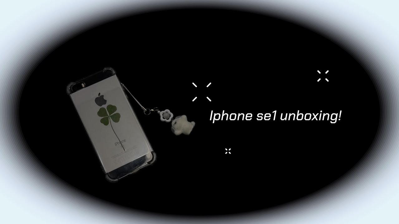 아이폰 se1 스페이스그레이 언박싱 iphone se1 unboxing (동영상+사진 비교까지!)