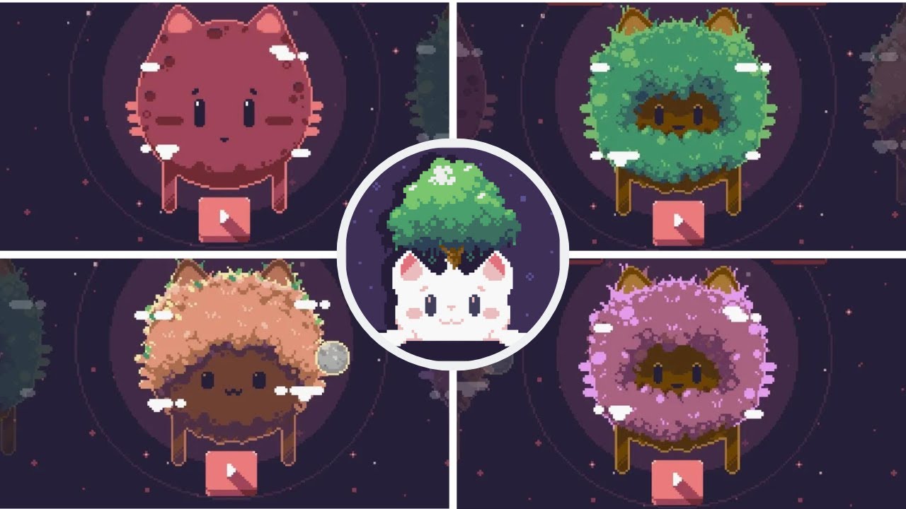 Cat Bird - All Crowns 100% Walkthrough | (4 Worlds)