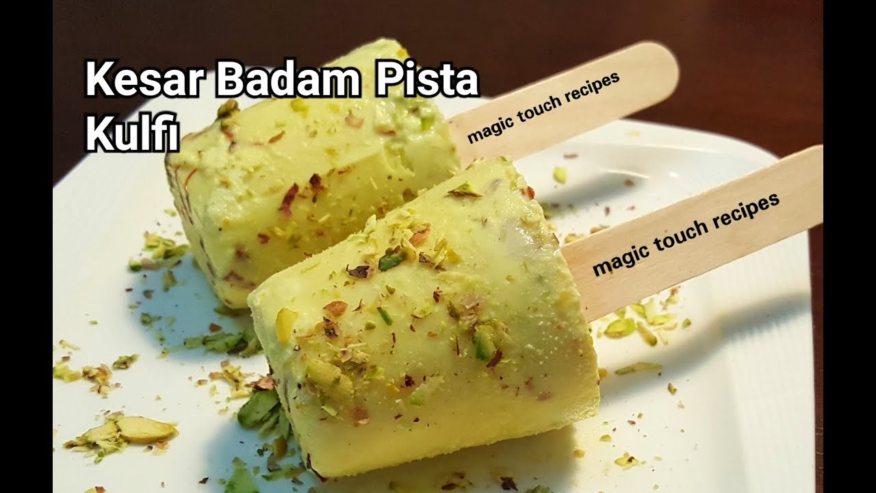 Kesar Badam Pista Kulfi recipe - Easy , Simple & Delicious - Homemade Kulfi with Restaurant taste