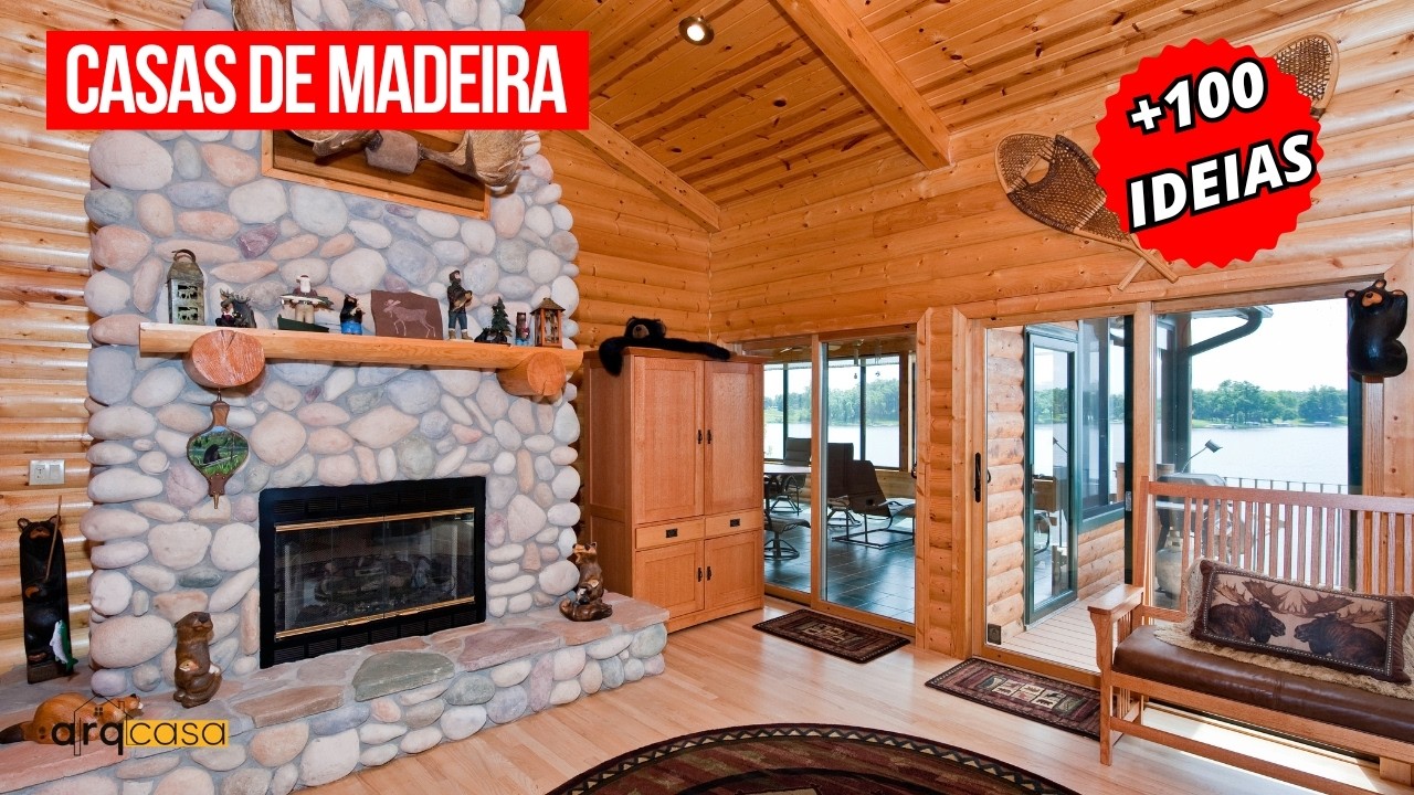 Casas de Madeira: 100 ideias de Interiores para te Inspirar!