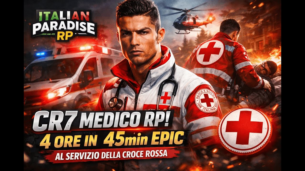 DAL CALCIO ALLA CROCE ROSSA 😂 | CR7 Medico su GTA RP