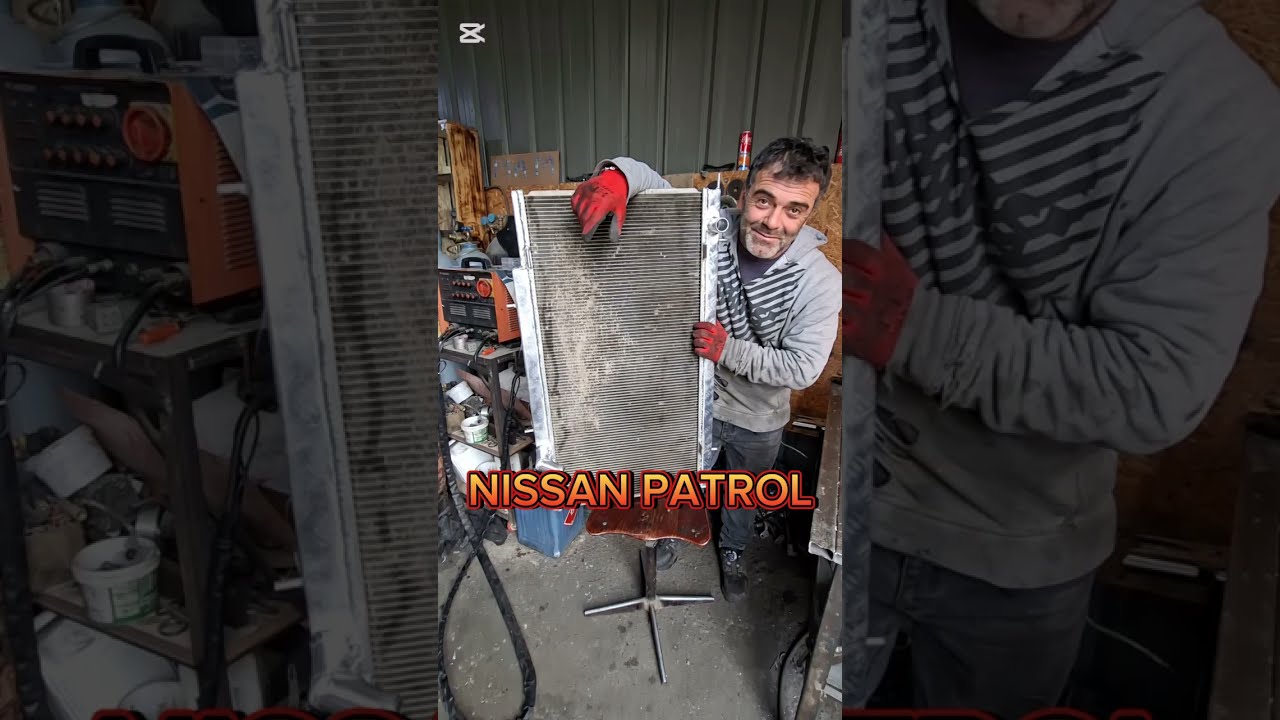 NISSAN PATROL-ის წყლის  რადიატორის განახლება