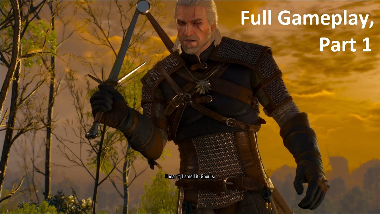 The Witcher 3 Walkthrough - No Commentary (Full Playthrough, Immersive Experience) [4K60] - Part 1