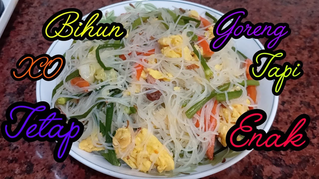 Bihun goreng XO simpel tetap enak #SitiRSaja#vlogaktifitas#tkwhongkong