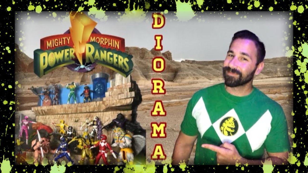 Mighty Morphin Power Rangers Diorama #dioramas #mmpr #mightymorphinpowerrangers #greenranger