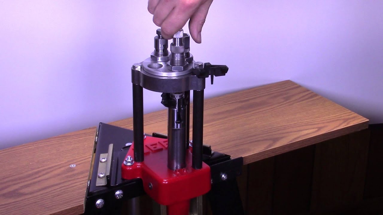 Lee Precision, Inc. Turret Press Bullet Seater & Crimper Die Installation