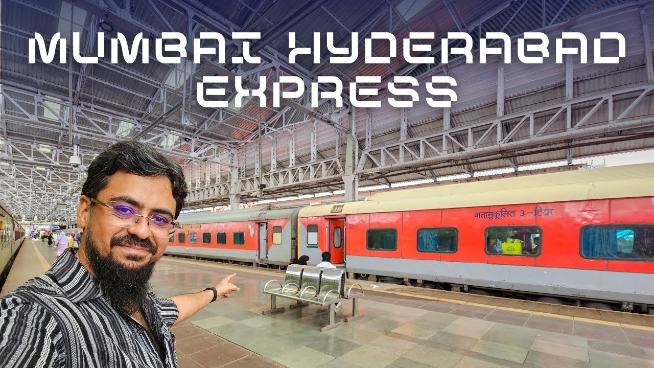 22732 Mumbai Hyderabad Express Journey in Oldest TRAIN between Mumbai & Hyderabad