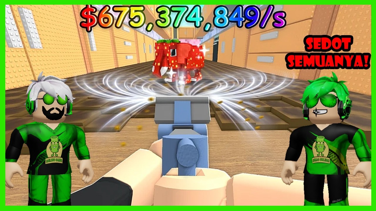 Darlung & Wak Darlung Sedot Semua Brainrot Yang Ada Pakai Vacum Cleaner Di Roblox