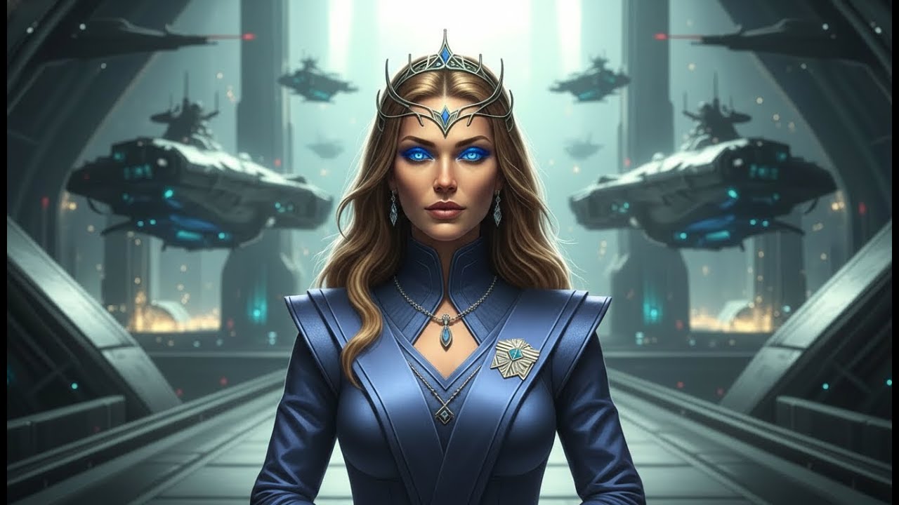 A Blind Date Gets Complicated—A Human Meets an Alien Officer and Six Watchful Daughters