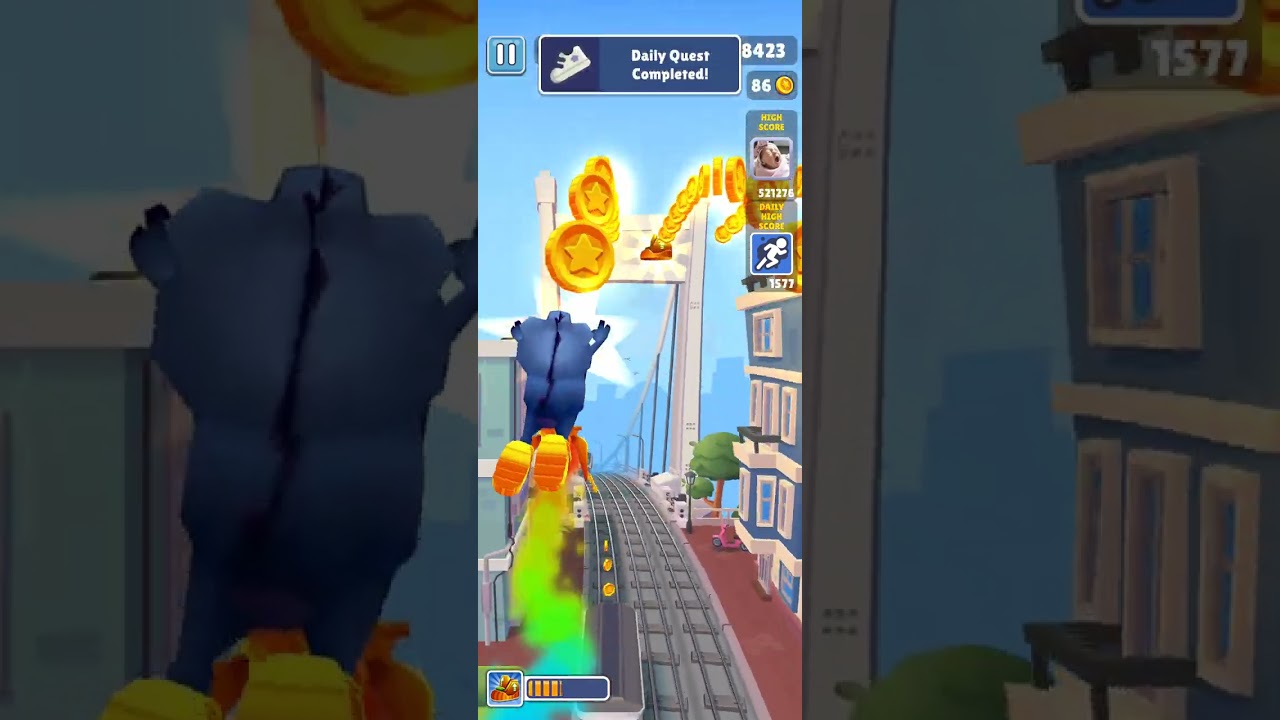 Dino Subway Surf #1 #gameplay #games #subwaysurfers