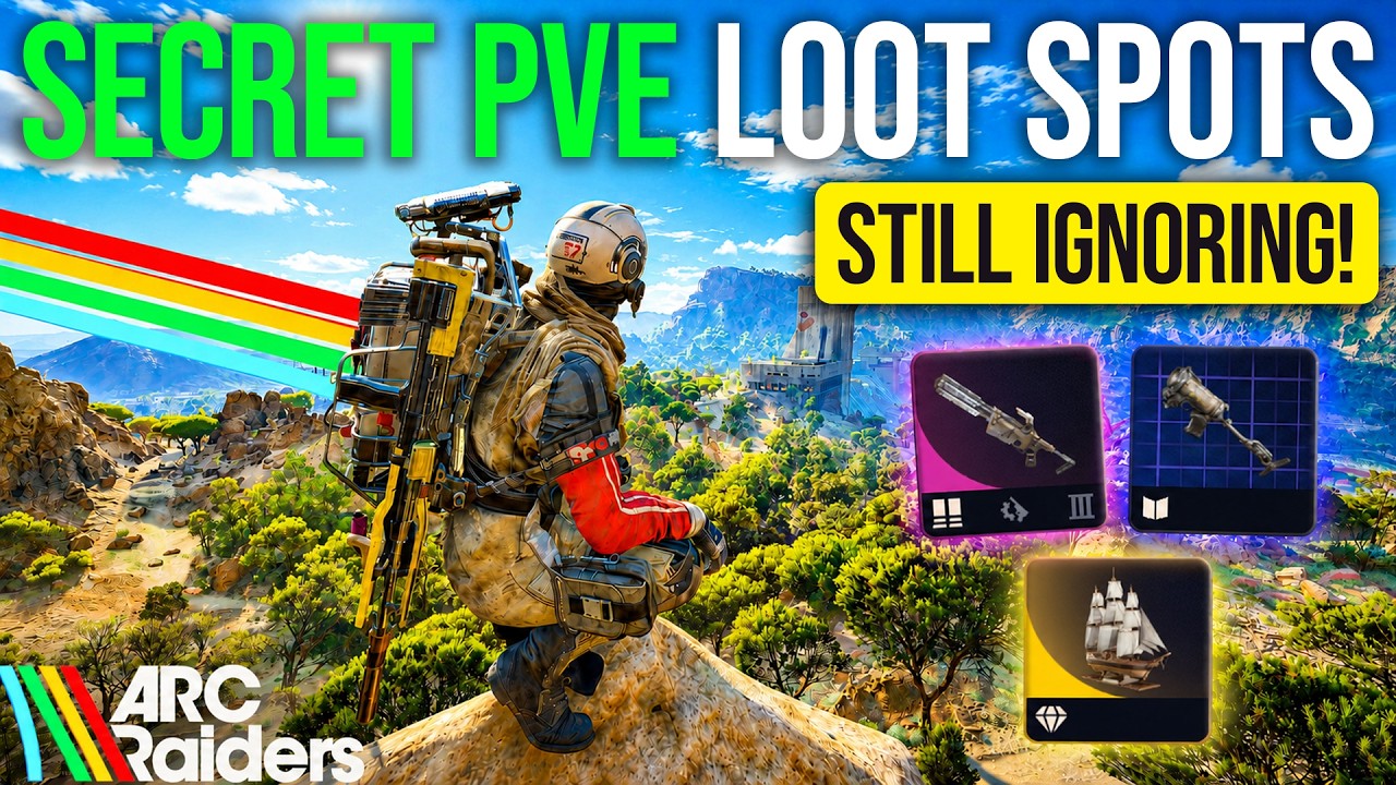 ЛУЧШИЕ СЕКРЕТНЫЕ PvE-точки с лутом, которые игроки ДО СИХ ПОР игнорируют! (ARC Raiders)