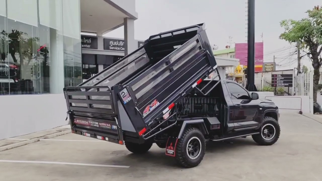 Triton หัวเดี่ยว M/T ติดตั้ง ชุดดั้ม#กระบะตอนเดียว#triton#ไทรทัน#รถดั้ม#กระบะ4x4#หัวเดี่ยว#singlecab