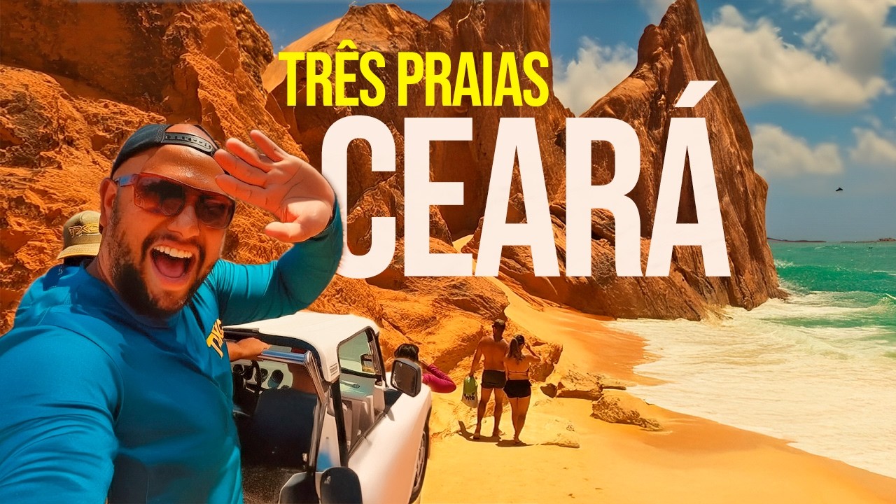 CEARÁ - Três Praias em UM DIA saindo de FORTALEZA! Canoa Quebrada, Praia das Fontes e Morro Branco