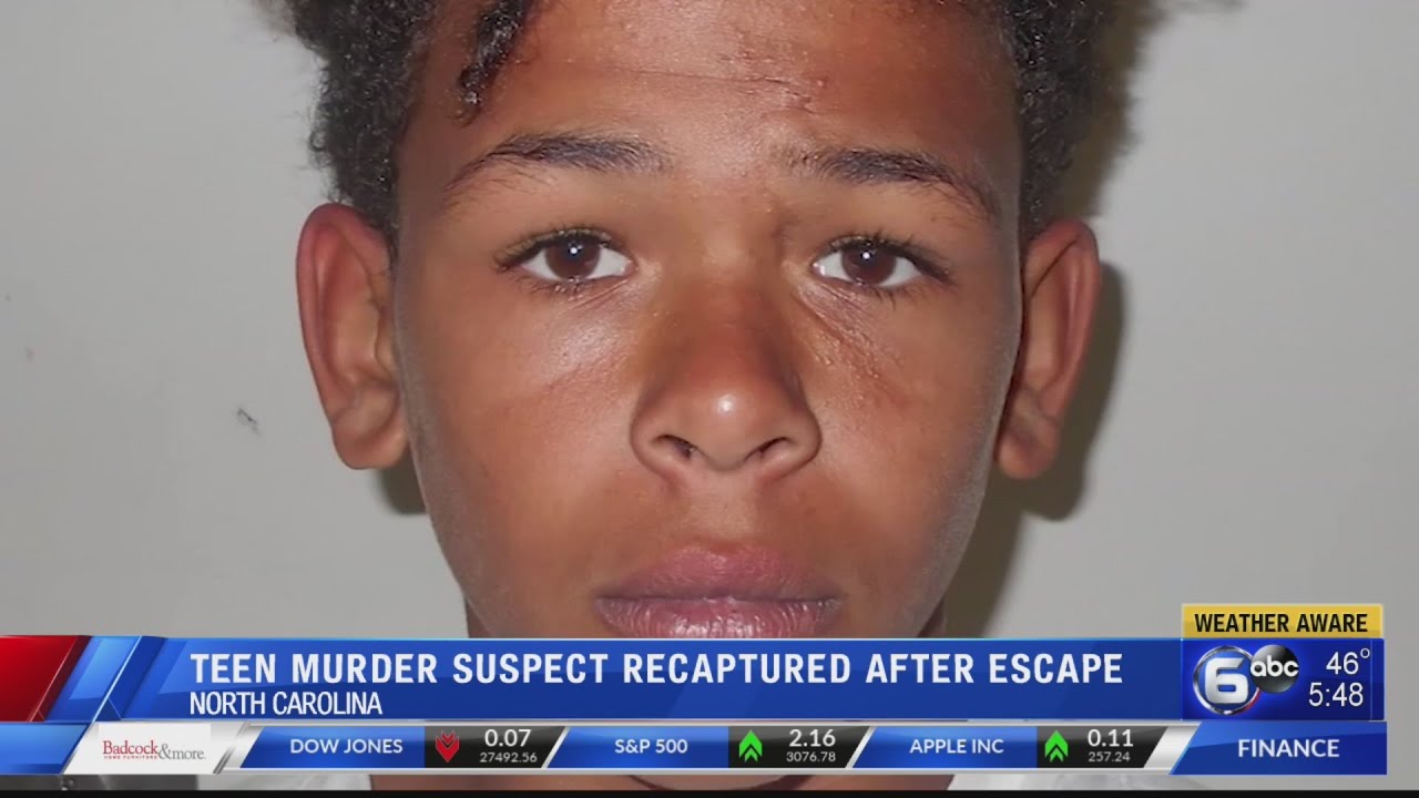 13-year-old N. Carolina double murder suspect back in custody after escape
