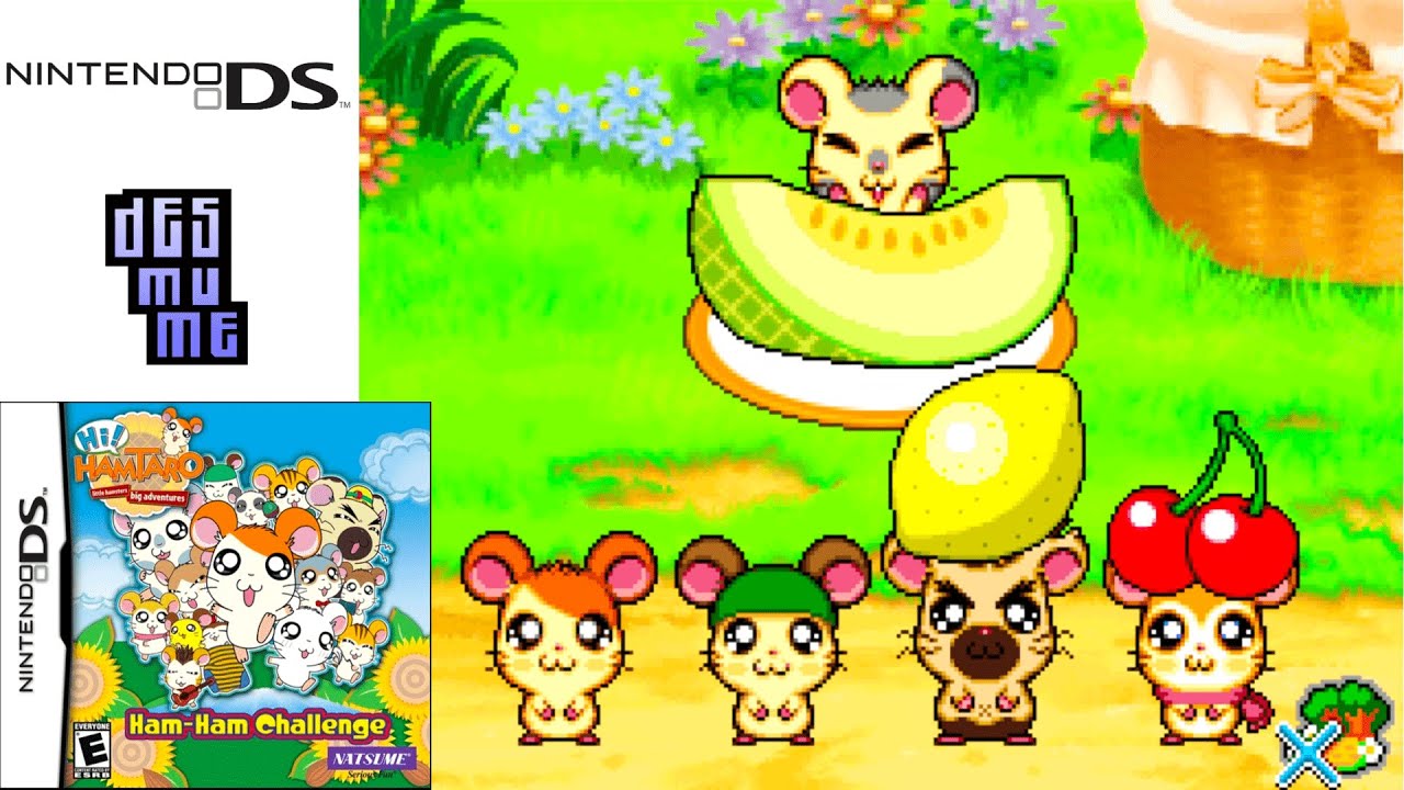 Hi! Hamtaro: Ham-Ham Challenge (2008) Nintendo DS Gameplay in HD (DeSmuME)