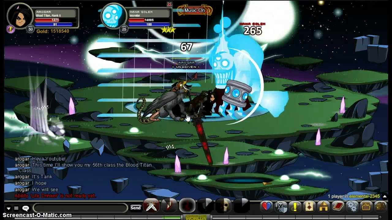 AQW Blood Titan Class Guide/Solo [+Enhancements]