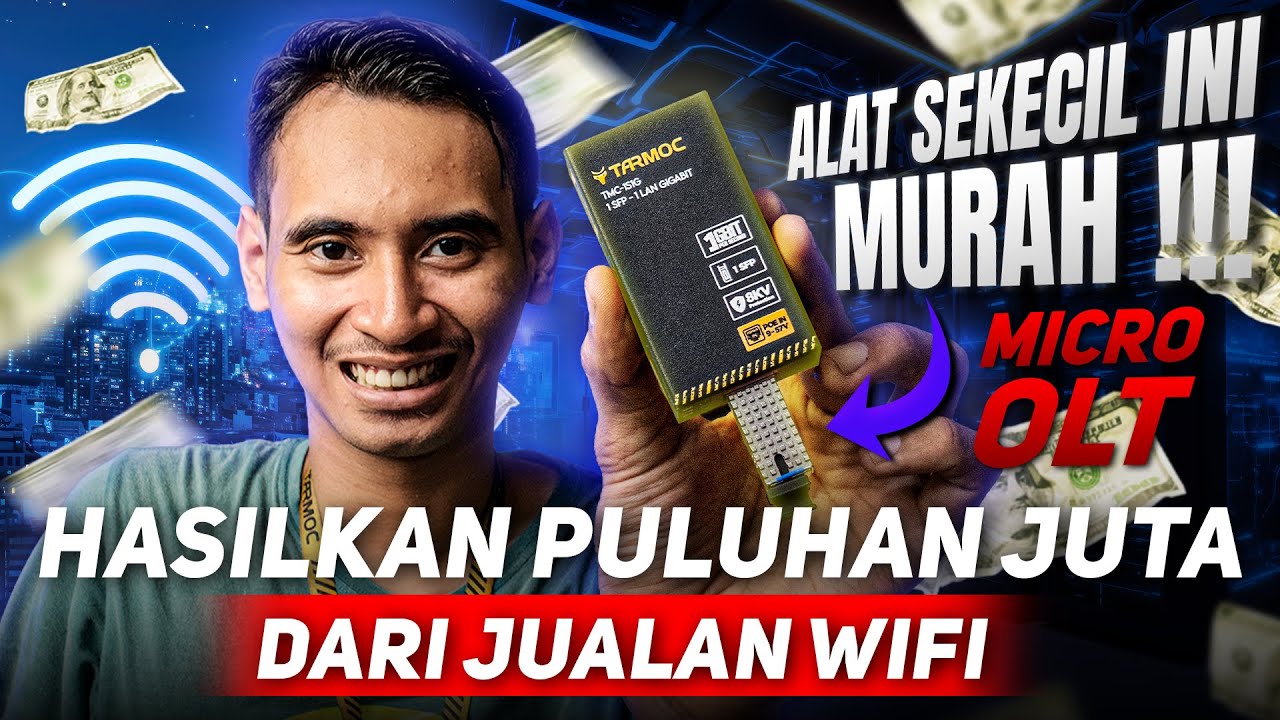 PEMULA !!  BISA JUALAN INTERNET DENGAN MICRO OLT GPON STICK DARI TARMOC ??