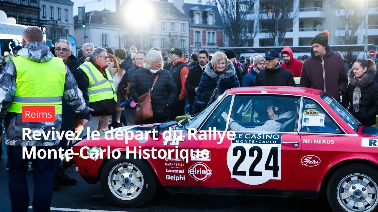 Reims : suivez en direct le grand départ du Rallye Monte-Carlo historique !