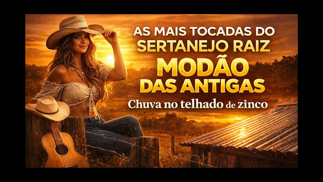 Chuva no Telhado de Zinco | Modão Violeiro | Sertanejo Raiz Oficial