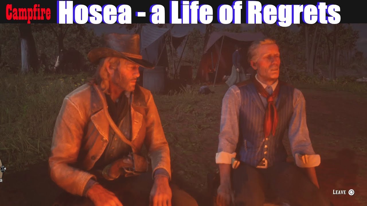 RDR2 Hosea Camp Events - Red Dead Redemption 2 PS4 Pro