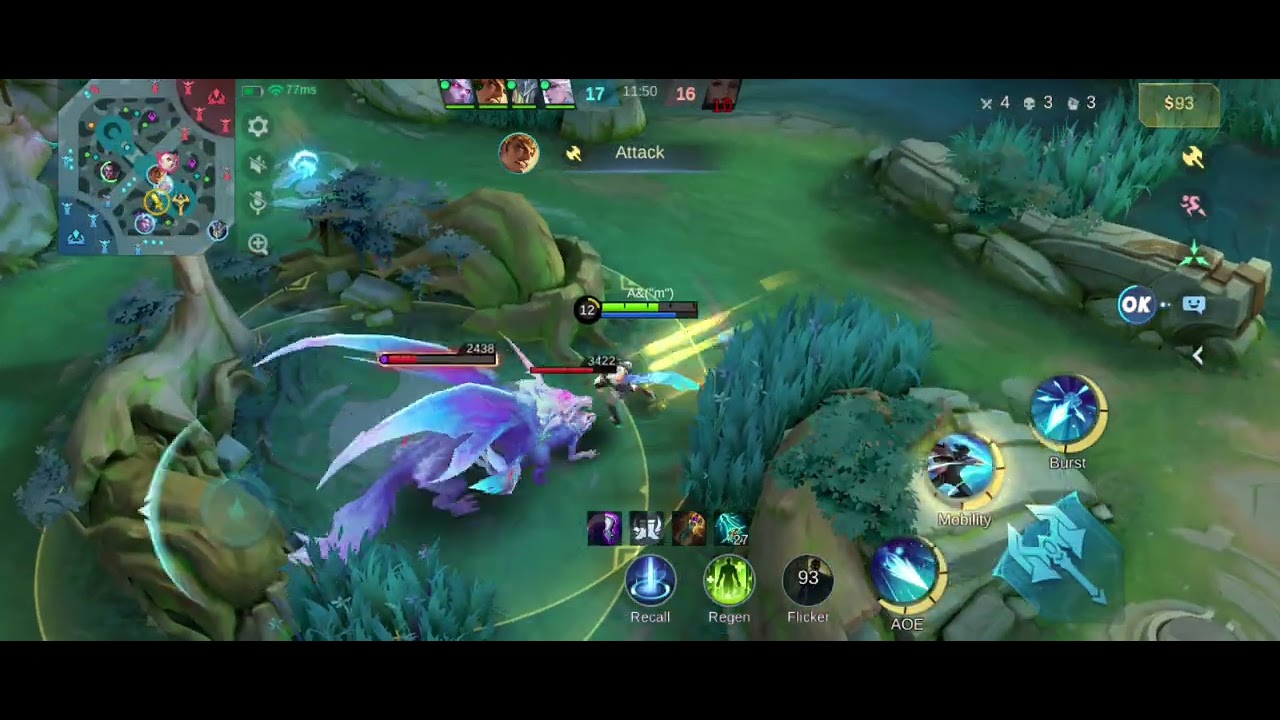 Brody game play massive damage #attactontitan #mobilelegends #tiktokgameplay 