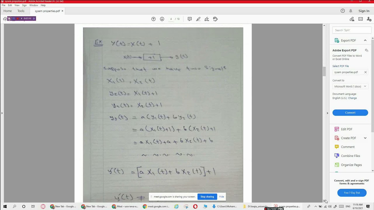 System properties (DSP)