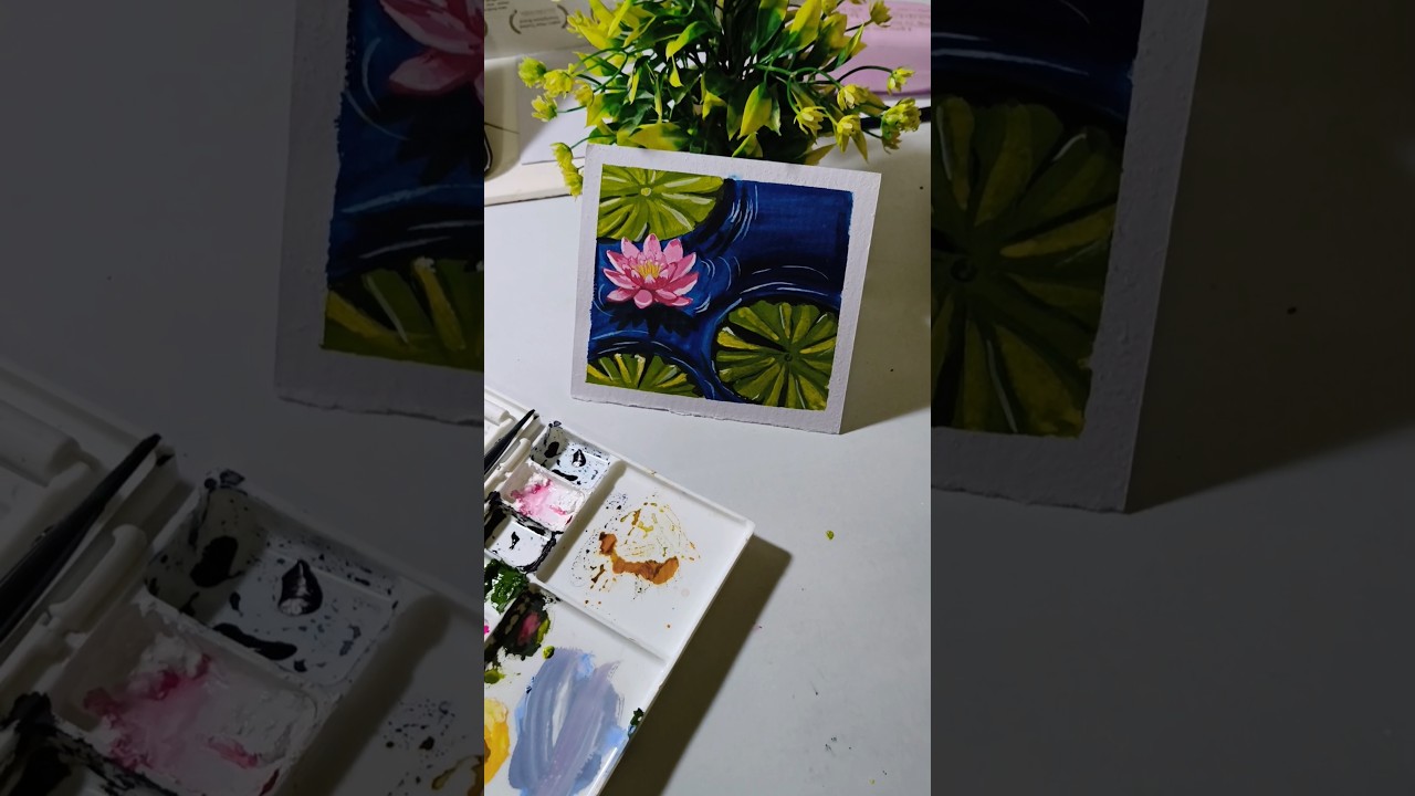 easy painting using poster colour 😍😀 