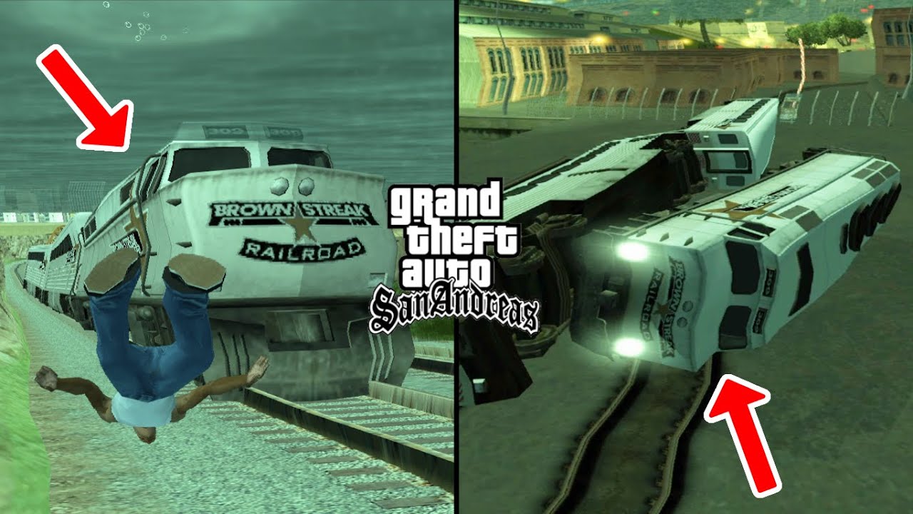 Can You Derail a Train Underwater in GTA San Andreas?