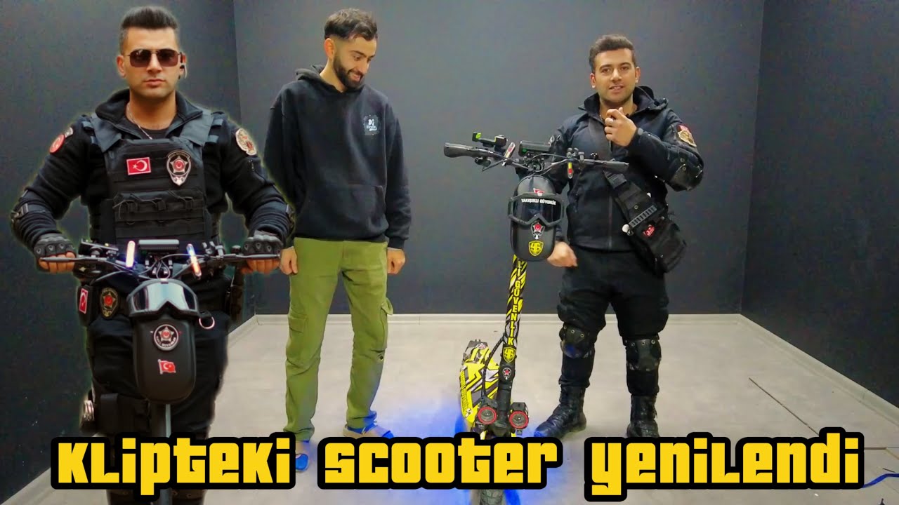 Güvenlik scooterini modifiye ettik #işbirliği