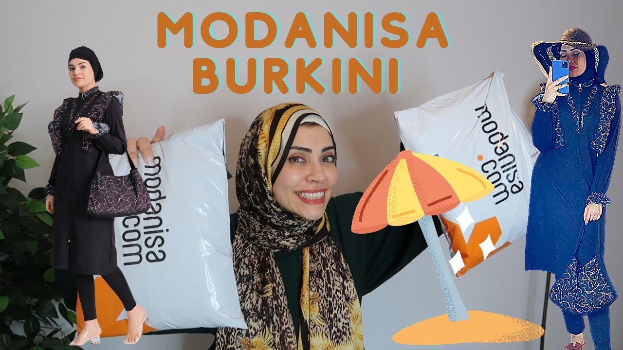 مشترياتي مايوهات محجبات مودانيسا بوركيني Modanisa burkini 🏝️