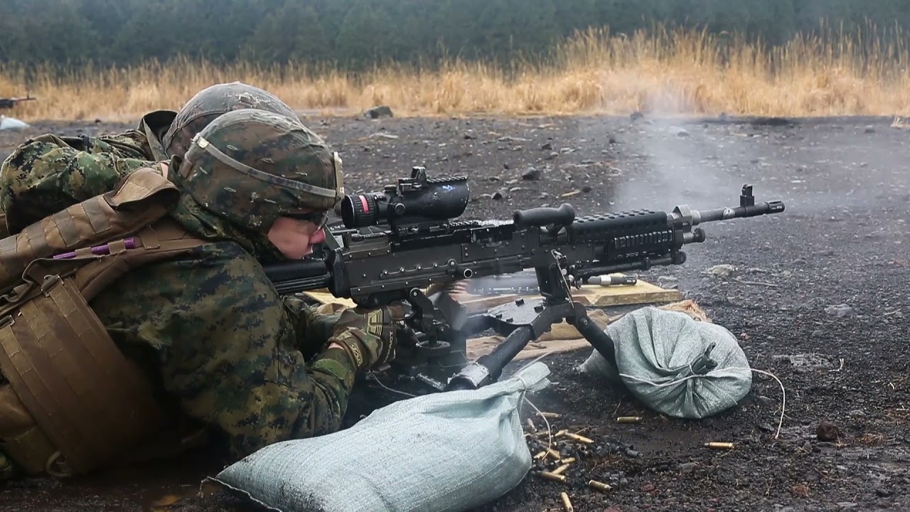 Echo Battery, BLT 3/4, 31st MEU, conduct live fire training at CATC Camp Fuji, Japan, March 18, 2021