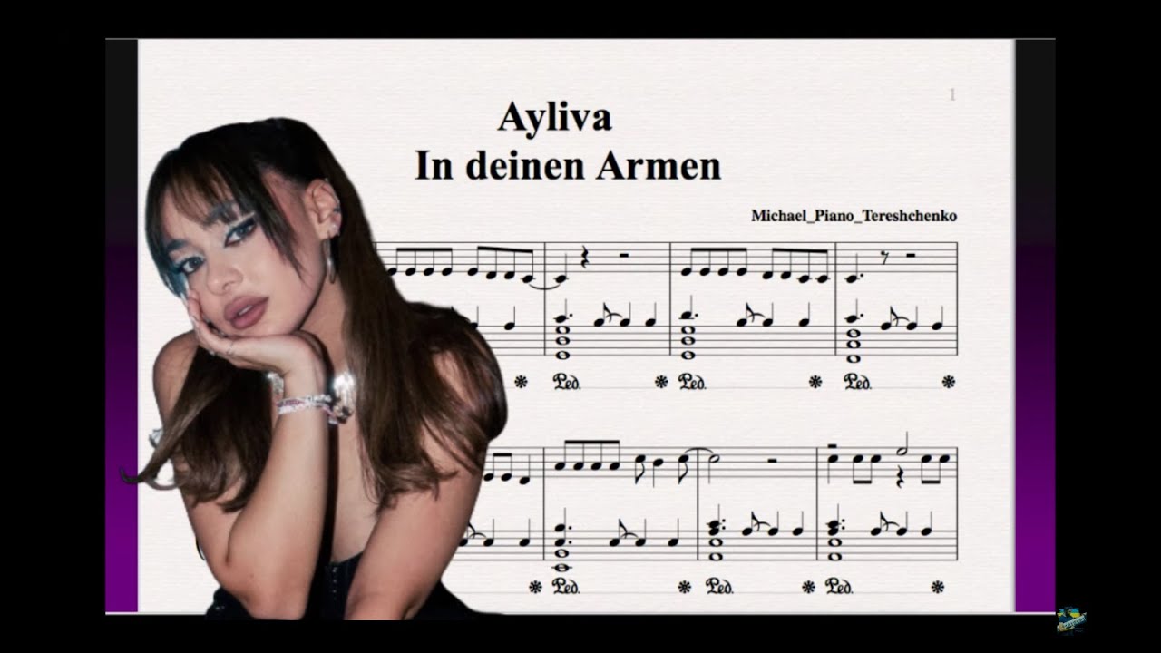 Ayliva In deinen Armen 💔 by Michael Piano [Piano tutorial ]music sheet