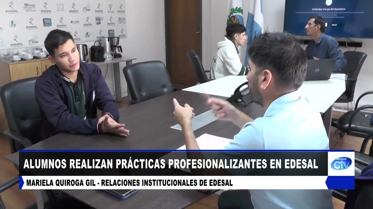 QUIROGA GIL   ALUMNOS REALIZAN PRACTICAS PROFESIONALIZANTES EN EDESAL