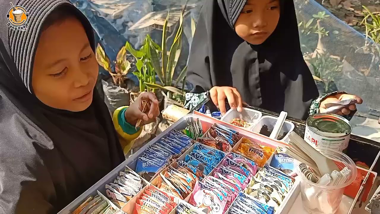 IDE USAHA MODAL KECIL!! JAJANAN SD YANG SANGAT ENAK DAN MURAH DI SUKAI ANAK ANAK || ES KOCOK