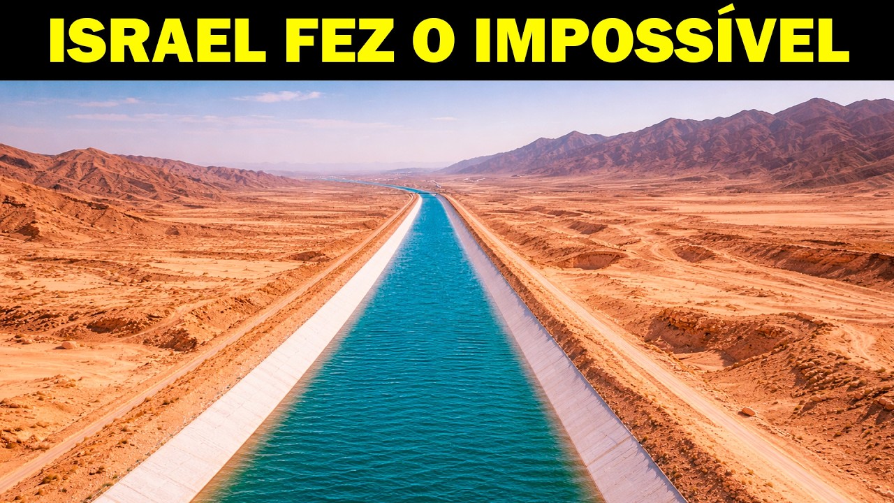 Como Israel criou um rio gigantesco no deserto e mudou o destino da nação