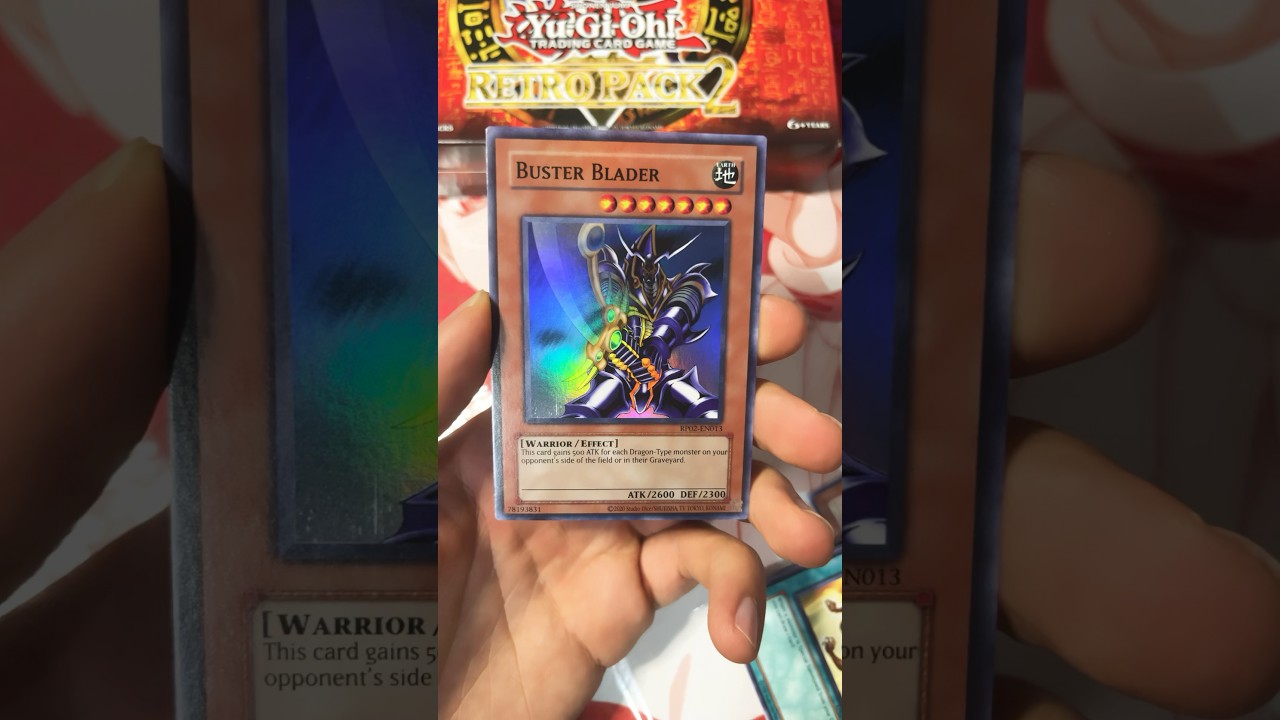Yugioh Retro Pack 2 Pack Opening - Buster Blader