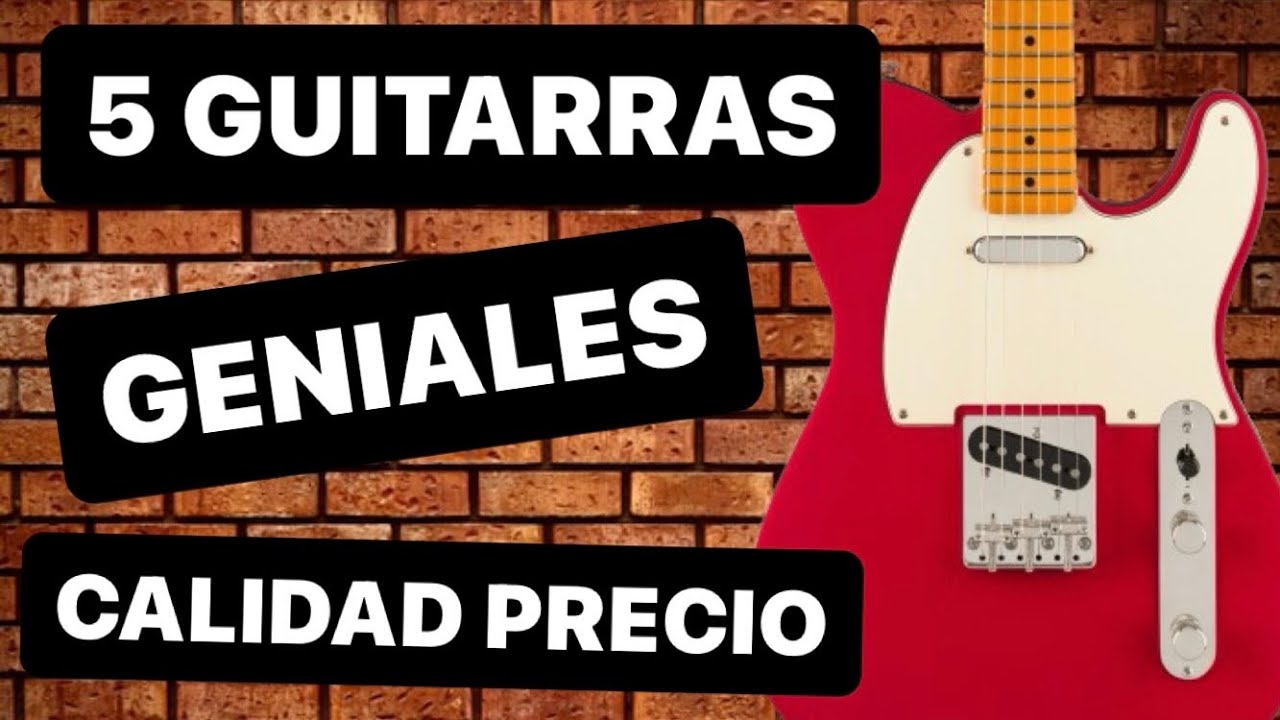 ⚠️ 5 guitarras ASOMBROSAS por su precio ⚠️ electricas calidad precio buena 🤘