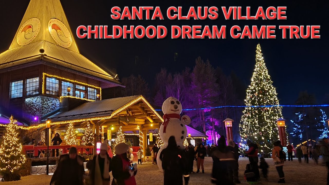 Visit Santa Claus Village ~ Childhood Dream Came True in Finland | Stella Chen