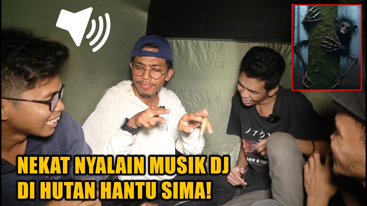 CAMPING HOROR~NYALAIN SPEKER MUSIK DJ DI HUTAN TERLARANG! BERAKHIR TRAGIS!