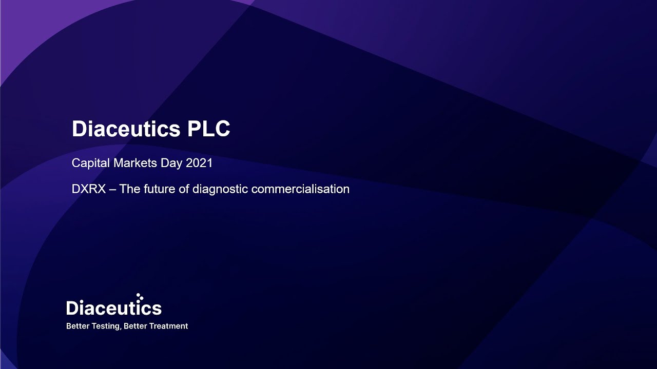 Diaceutics (AIM: DXRX), 2021 Capital Markets Day