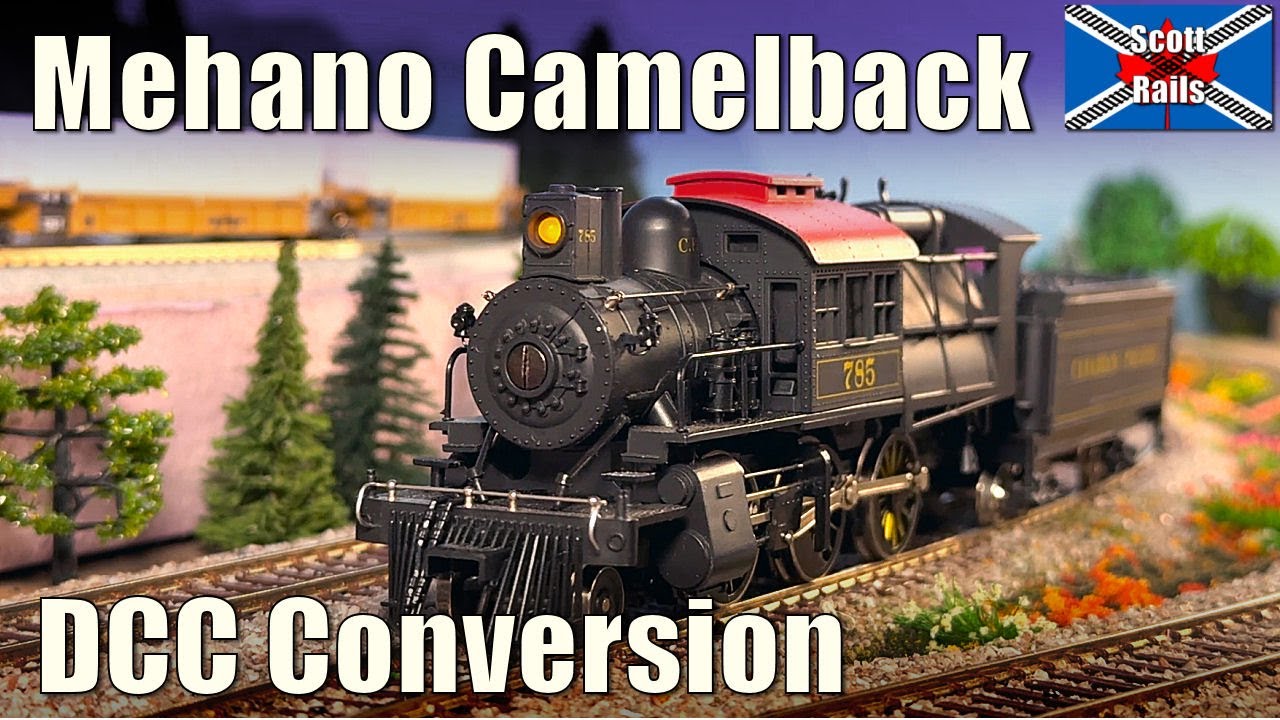 Модернизация старого локомотива Mehano Camelback для работы с цифровым управлением (DCC).